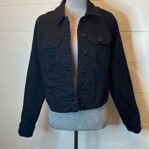 Torrid black denim jacket size large